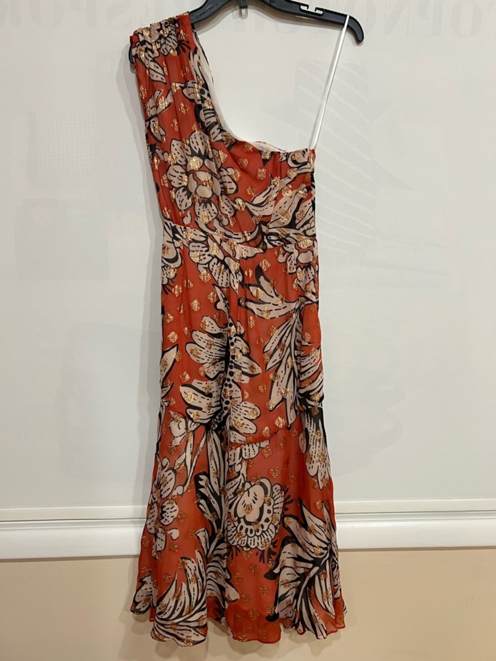 Floral One-Shoulder Women’s Dress